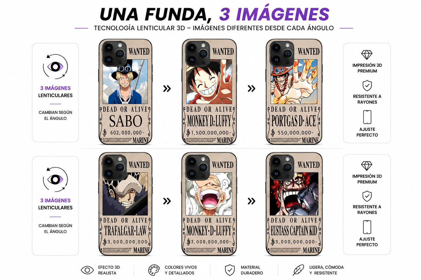 Funda Lenticular 3D
